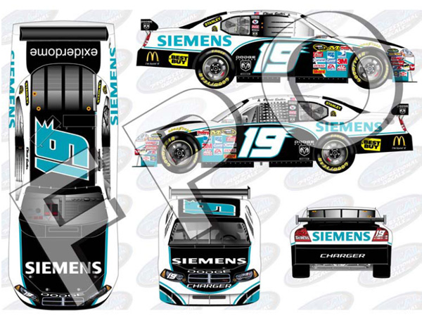 Elliott Sadler #19 Siemens