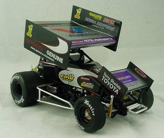 2008 Brooke Tatnell #1 Toyota - Sprint Car 1/18 Diecast