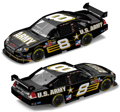 2008 Mark Martin #8 U.S. Army Diecast - Autographed