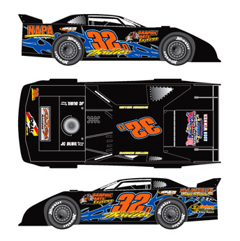Darren Miller #32 Dirt Late Model