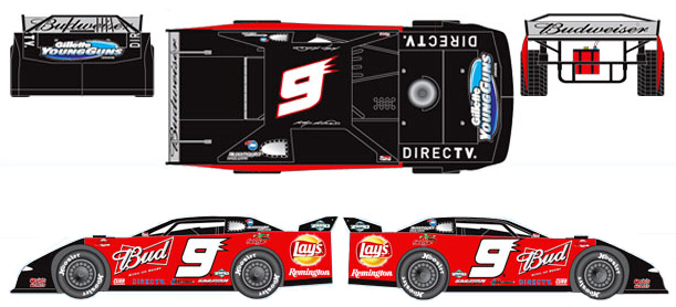 2009 Kasey Kahne #9 Budweiser / Prelude to the Dream - Dirt Late Model