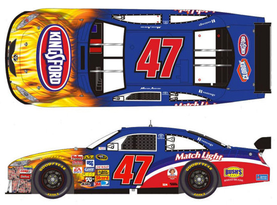Marcos Ambrose #47 Kingsford Match Light