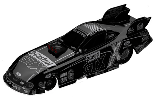2009 Ashley Force / Castrol GTX - Black Label Series Diecast