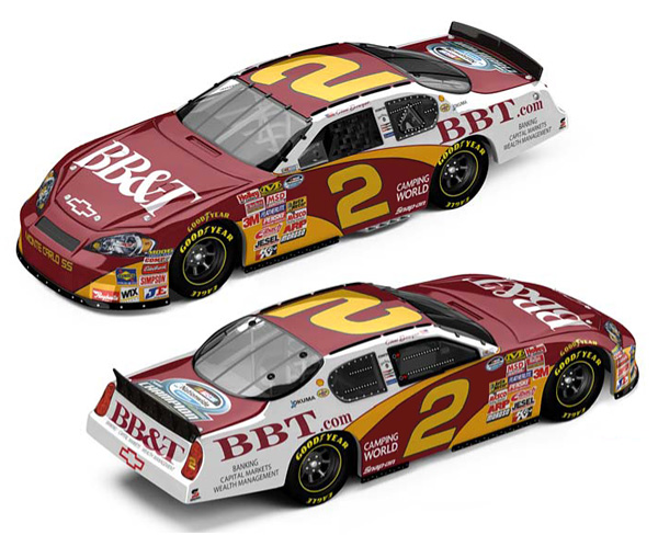 2008 Clint Bowyer #2 BB&T - Nationwide Champ / Autographed Diecast