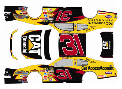 Jeff Burton #31 CAT Financial