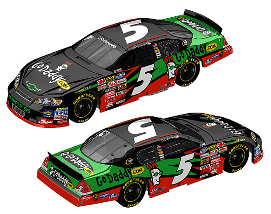 2009 Dale Earnhardt Jr #5 GoDaddy.com Diecast