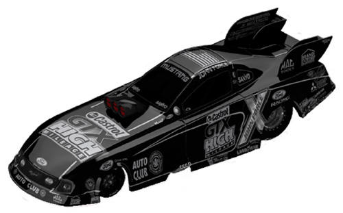 2009 John Force / Castrol GTX High Mileage - Black Label Series Diecast