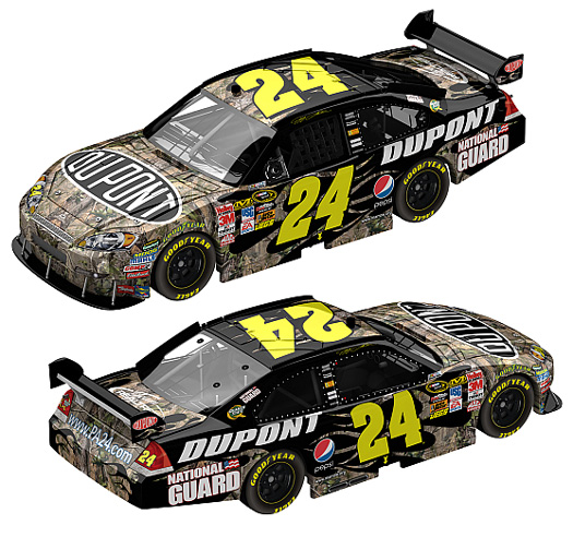 2009 Jeff Gordon #24 Dupont - Realtree Camo Diecast