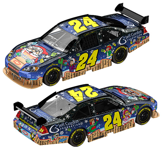 2009 Jeff Gordon #24 Gordon Foundation - Sam Bass Holiday Diecast