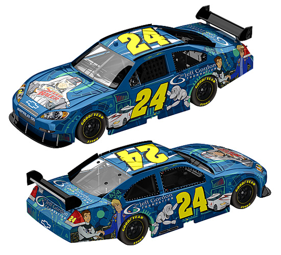 2009 Jeff Gordon #24 Gordon Foundation / Speed Racer 1/64 Diecast