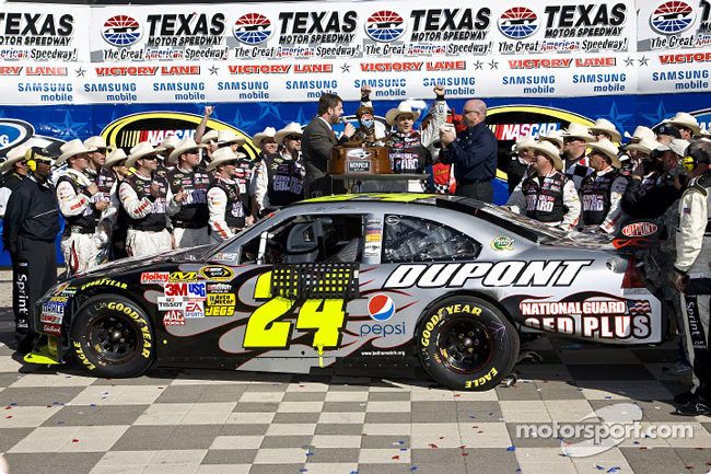 Jeff Gordon #24 GED Plus - Texas Win / Raced