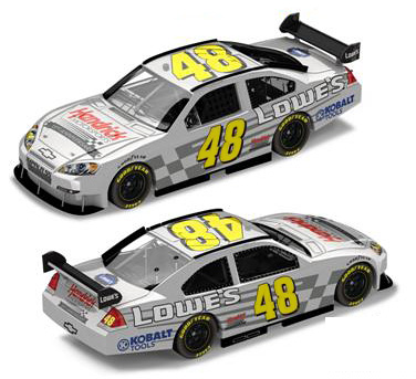 Jimmie Johnson #48 HMS 25th / Test Car w/Coin