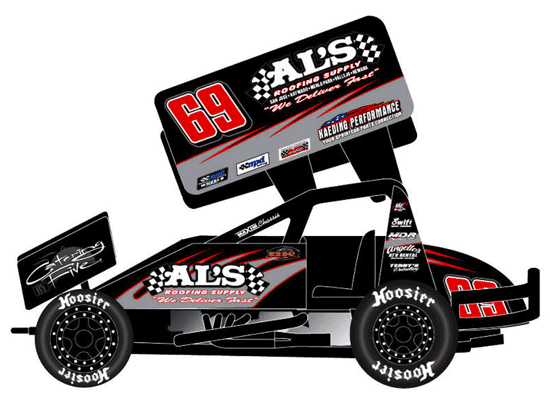 Brent Kaeding #69 Al's Roofing Supply - Sprint Car