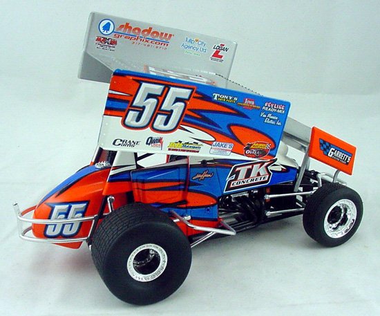 Kerry Madsen #55 TK Concrete - Sprint Car
