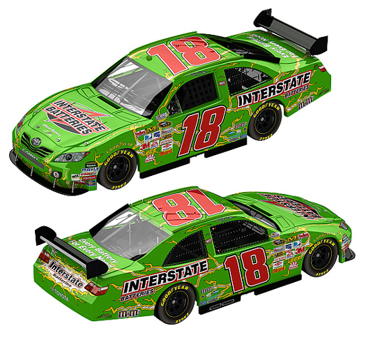 Kyle Busch #18 Interstate Batteries