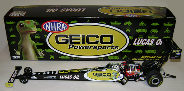2009 Morgan Lucas - Lucas Oil / Geico NHRA Diecast