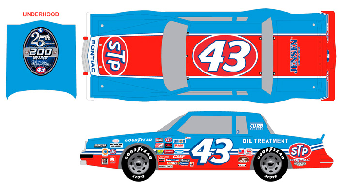 1984 Richard Petty #43 STP - 25th of 200 Wins