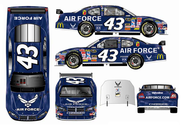 Reed Sorenson #43 Air Force