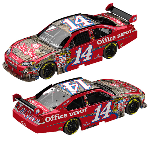 2009 Tony Stewart #14 Old Spice - Realtree Camo 1/43 Diecast