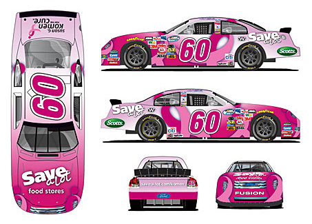 2009 Carl Edwards #60 Save-a-Lot / Susan G. Komen 1/64 Diecast