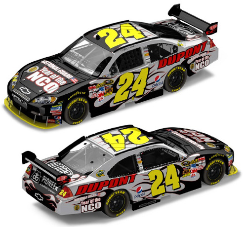 2009 Jeff Gordon #24 National Guard - Year of the NCO Diecast