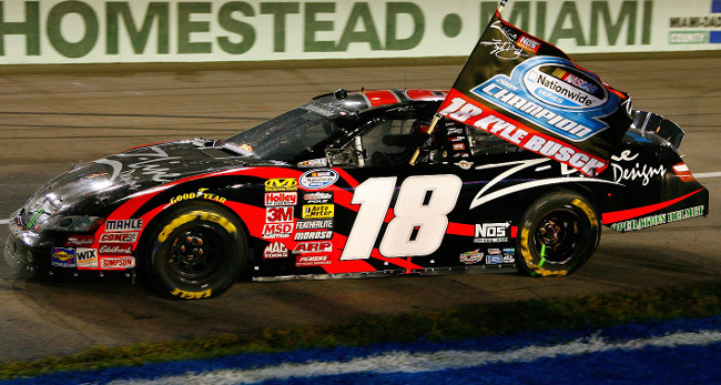 2009 Kyle Busch #18 Z-Line - Nationwide Champion / Raced Win Diecast