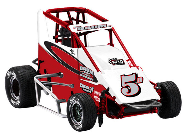 2009 Zach Daum #5 Daum Insurance - Midget 1/18 Diecast