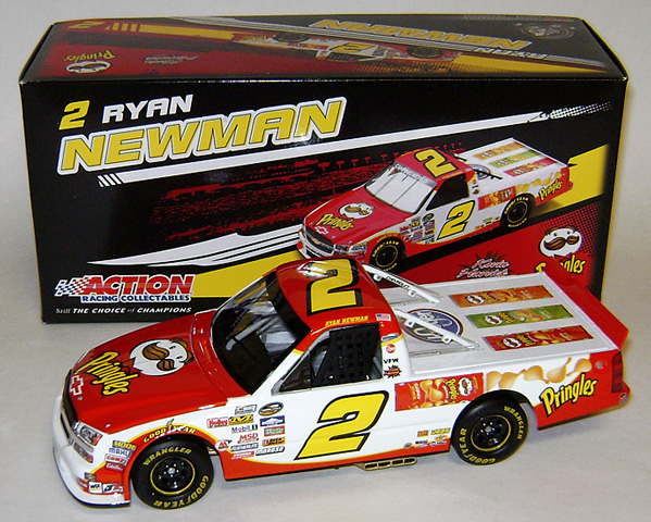 2009 Ryan Newman #2 Pringles Truck Diecast - Autographed