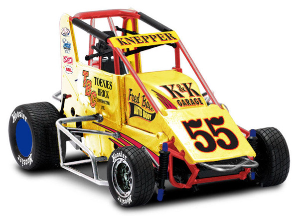 2009 Steve Knepper #55 K&K Garage - Midget 1/18 Diecast