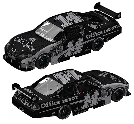 2009 Tony Stewart #14 Old Spice - Black Label Series Diecast