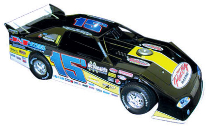 2010 Brian Birkhofer #15 Dirt Late Model 1/64 Diecast