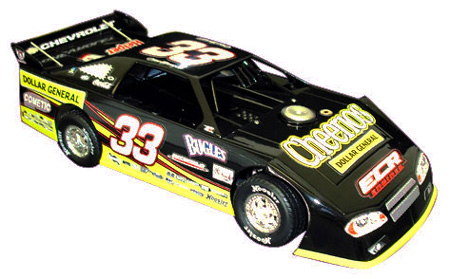 2010 Clint Bowyer #33 Cheerios / Prelude - Dirt Late Model 1/64 Diecast