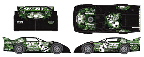 2010 Jason Feger #25 World 100 - Dirt Late Model 1/64 Diecast