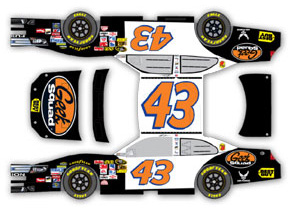 2010 A.J. Allmendinger #43 Geek Squad 1/64 Diecast