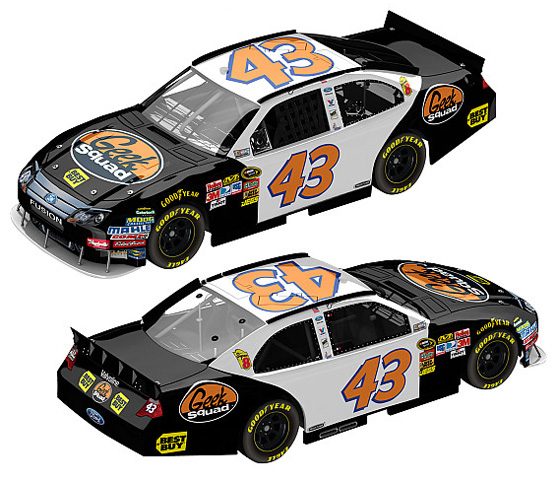 2010 A.J. Allmendinger #43 Geek Squad Diecast