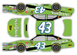 2010 A.J. Allmendinger #43 Insignia 1/64 Diecast