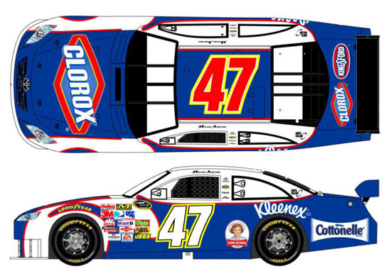 2010 Marcos Ambrose #47 Clorox Diecast