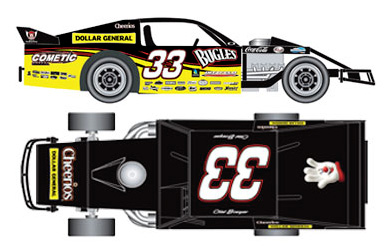 2010 Clint Bowyer #33 Cheerios - Dirt Modified Diecast
