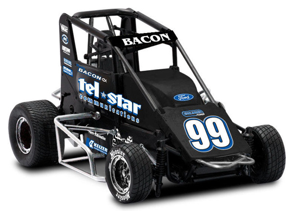 2010 Brady Bacon #99 Tel-Star / Chili Bowl Midget 1/18 Diecast