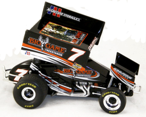 2010 Craig Dollansky #7 Big Game - Sprint Car 1/64 Diecast