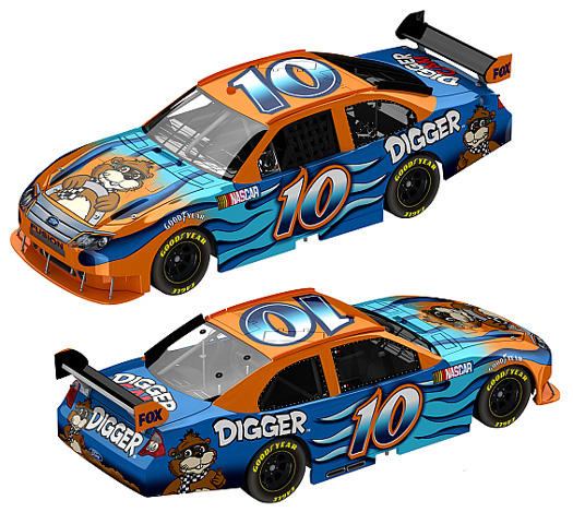 2010 Digger #10 FOX Gopher Cam 1/64 Diecast