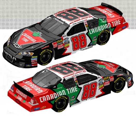 2010 Ron Fellows #88 Canadian Tire Diecast