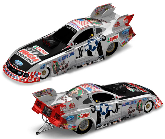 2010 John Force - American Warbird NHRA Diecast