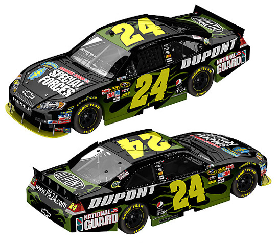 2010 Jeff Gordon #24 National Guard - Special Forces 1/64 Diecast