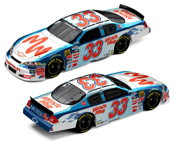 2010 Kevin Harvick #33 Miracle Whip Diecast - Autographed