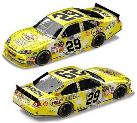 2010 Kevin Harvick #29 Pennzoil Ultra Diecast - Autographed