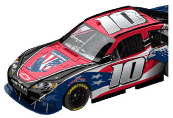 2010 Honoring Our Soldiers '10 Event Car 1/64 Diecast