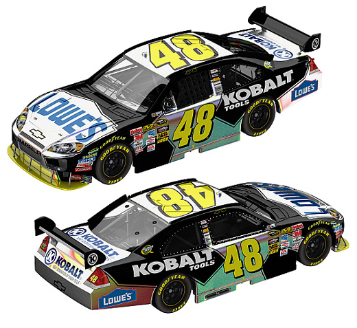 2010 Jimmie Johnson #48 Kobalt Tools / Flashcoat Silver Diecast