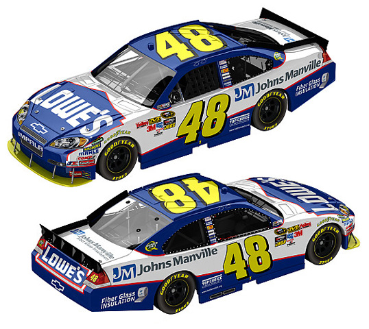 2010 Jimmie Johnson #48 Lowe's - Johns Manville Diecast