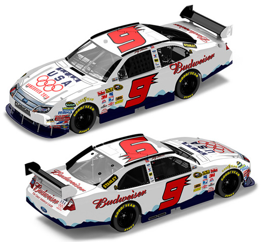 2010 Kasey Kahne #9 Budweiser - Olympic Games Diecast